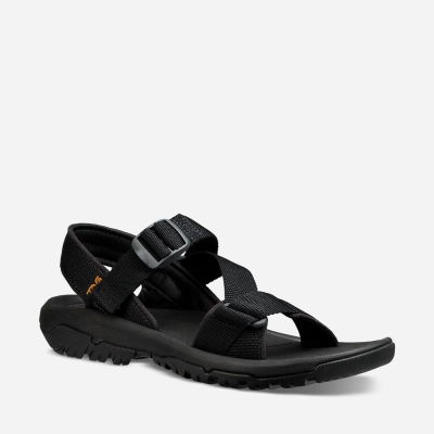 Teva Hurricane XLT2 Cross Strap - Men's Teva Hiking Sandals - Black | India (LUWQ41039)